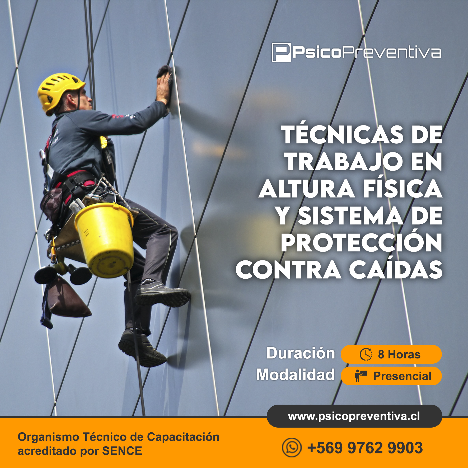 TÉCNICAS DE TRABAJO EN ALTURA Y SISTEMA DE PROTECCIÓN CONTRA CAÍDAS